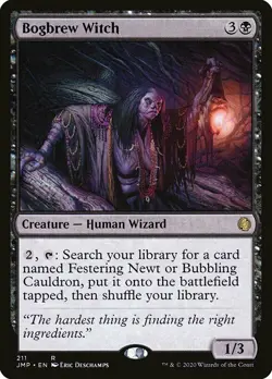 MTG Jumpstart R Bogbrew Witch #211 - Image 1