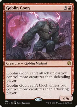 MTG Jumpstart R Goblin Goon #326 - Image 1
