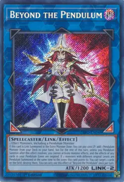 Yugioh! Beyond the Pendulum - DIFO-EN048 - Secret Rare - 1st Edition Near Mint, - Image 1