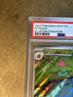 2023 POKEMON MEW EN IVYSAUR ILLUSTRATION RARE #167 💎 PSA 9 - Image 3