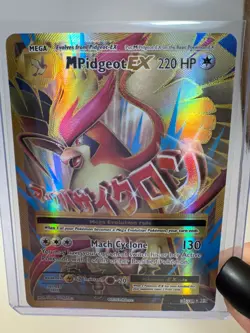 2016 Pokemon XY Evolutions #105/108 M Pidgeot-EX • Full Art Ultra Rare Holo • En - Image 1