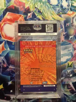 2000 Topps Nintendo Pokemon CHARIZARD Animation Series 3 Pop-Up #9 PSA 9 - Image 2
