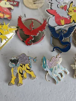 Pokemon Lot Pins Figures Coin Keychain - Image 2
