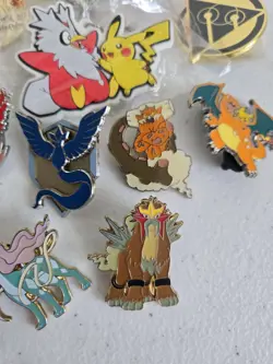 Pokemon Lot Pins Figures Coin Keychain - Image 3