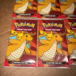 6 Pack Lot 2025 McDonalds Happy Meal Pokemon Dragon Discovery Booster Packs New - Image 3