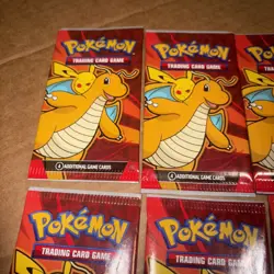 6 Pack Lot 2025 McDonalds Happy Meal Pokemon Dragon Discovery Booster Packs New - Image 4