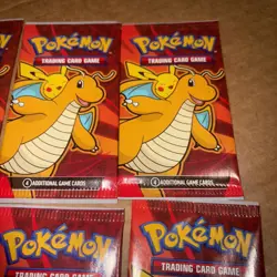 6 Pack Lot 2025 McDonalds Happy Meal Pokemon Dragon Discovery Booster Packs New - Image 5