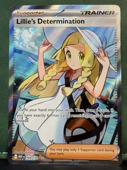 🔥 Lillie's Determination 169/132 Meg 01: Mega Evolution - Ultra Rare Holo NM - Image 1