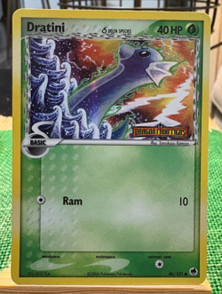 Dratini Delta Species 46/101 Dragon Frontiers Reverse Holo Stamp Pokemon #46 NM+ - Image 1