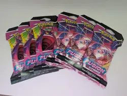 Pokemon TCG Fusion Strike Sleeved Booster Packs x6 Brand New - Image 1