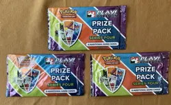 Play! Pokemon Prize Pack Series 4 - Factory Sealed Lot Of 3 - Image 1