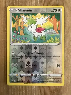 Pokemon TCG Shaymin Crown Zenith 115/159 Reverse Holo Uncommon - Image 1