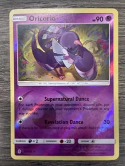Pokemon Guardians Rising Oricorio Rare Reverse Holo 56/145 - Image 1