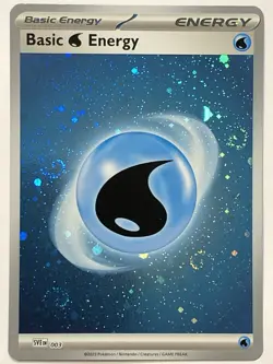 Pokemon TCG - Water Energy SVE 003 Cosmos Holo - NM (Free Shipping $5+) - Image 1