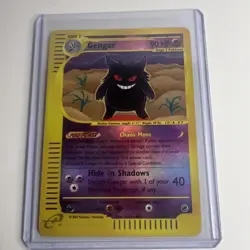 Pokemon Gengar 13/165 Expedition Base Set Reverse Holo Rare 2002 - Image 3