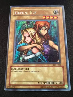 Yu-Gi-Oh! Gemini Elf LON-000 (VLP) HOLO BLEED Labyrinth of Nightmare Unlimited - Image 1