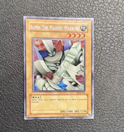 Alpha the Magnet Warrior Secret Rare DOR-001 Yu-Gi-Oh NM - Image 4
