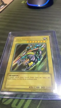 Gaia The Fierce Knight LOB-006 *Wavy Foil and Faded* UR Near Mint - Image 3