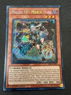 Maliss P March Hare ALIN-EN023 1st Edition Secret Rare Yu-Gi-Oh! - Image 1