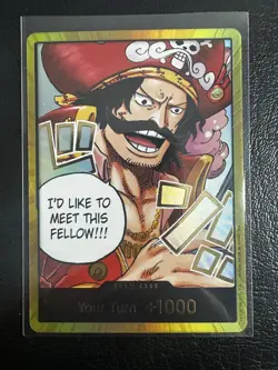 One Piece Card Game - Don!! Gol D. Roger Gold - OP13 - English - Image 1