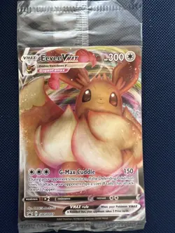 Eevee VMAX SWSH087 Black Star Promo (Sealed) Holo Pokemon Card NM - Image 1