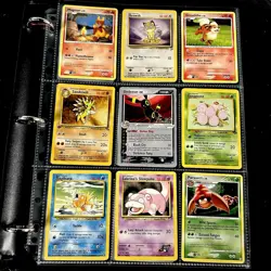 Pokemon Collection Mixed 🔥 Lot of Cards w/ Binder Pages Umbreon EX - Image 1