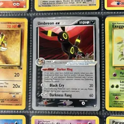 Pokemon Collection Mixed 🔥 Lot of Cards w/ Binder Pages Umbreon EX - Image 5