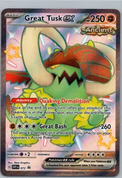 Great Tusk Ex 072 Sv: Scarlet & Violet Promo Cards - Image 1