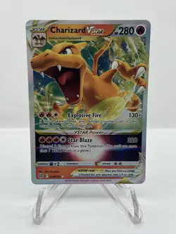 Pokemon TCG Charizard VSTAR Holo Ultra Rare Card Brilliant Stars 18/172 - Image 1