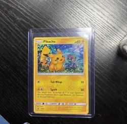 Pokemon Pikachu TCG SM86 Cosmo Holo Black Star Promo Card - Image 1