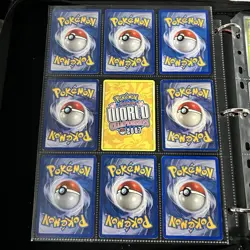 Pokemon Collection Mixed 🔥 Lot of Cards w/ Binder Pages Vaporeon EX - Image 2