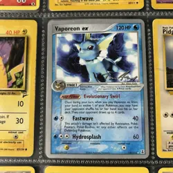 Pokemon Collection Mixed 🔥 Lot of Cards w/ Binder Pages Vaporeon EX - Image 5
