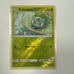 Pokemon TCG Card - Bulbasaur - Shining Legends - Reverse Holo - 1/73 - MINT - Image 1