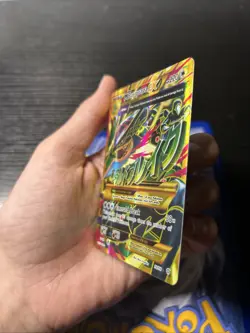 Pokemon Mega Rayquaza EX Holo Full Art Ultra Rare Card Ancient Origins 98/98 - Image 2