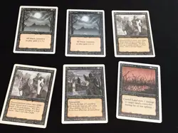 Mtg Revised Card Lot-46 Cards.Demonic Tutor.Mind Twist.All Cards Played - Image 2
