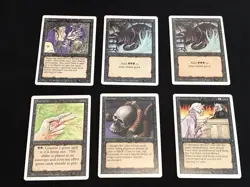 Mtg Revised Card Lot-46 Cards.Demonic Tutor.Mind Twist.All Cards Played - Image 4