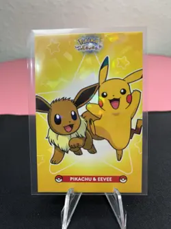 Pikachu & Eevee Crack Ice Holo Pokemon Let's Go Eevee Card Database (Peru) - Image 1