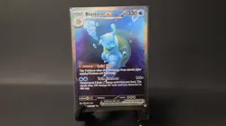 Pokemon TCG Blastoise EX Scarlet & Violet 151 NM Holo Card - Image 1