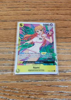 One Piece Two Legends Card English Holo Card OP08-106 Nami SR Mint - Image 2