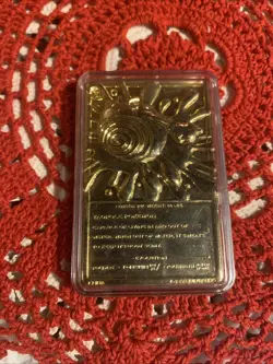 Pokemon 23k Gold Plated POLIWHIRL Trading Card & Pokeball -Limited Edition - Image 5