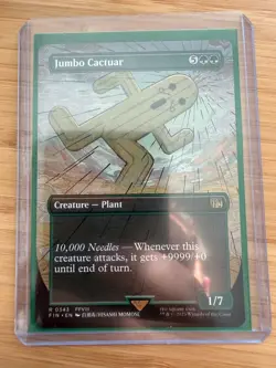 Jumbo Cactuar (Borderless) Final Fantasy Regular Rare 0343 - Image 1