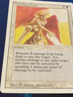 Vintage 1994 Mtg - Guardian Angel Magic The Gathering - Image 2