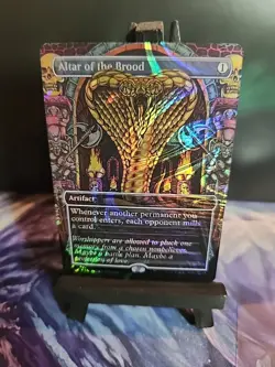 Altar Of The Brood ✨Halo Foil✨ Encyclopedia Secret Lair MTG - Image 1