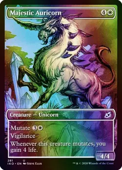 Majestic Auricorn (Showcase) U Ikoria: Lair of Behemoths 281 NM - Image 1