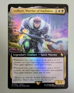 Ardbert, Warrior of Darkness (Extended Art) - Final Fantasy 164 Foil Rare - Mint - Image 1