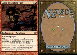 Magic the Gathering -MTG-Curse of Stalked Prey LP - Image 1