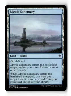 MTG | Mystic Sanctuary | ELD | Foil | Moderately Played | English - Image 1