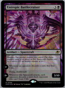 Entropic Battlecruiser (R) Foil #99 Edge of Eternities MTG NM - Image 1