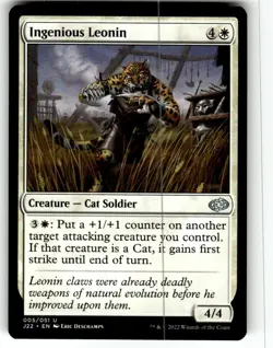 Ingenious Leonin Jumpstart 2022 Regular MTG NM - Image 1