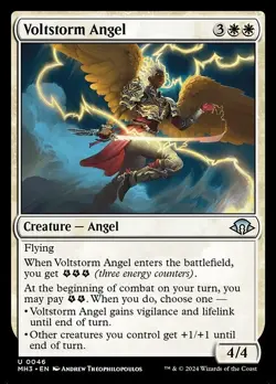 x3 Voltstorm Angel U FOIL #46 | MH3 Modern Horizons 3 | MTG - Image 1